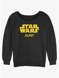 Disney Star Wars Aunt Girls Slouchy Sweatshirt, BLACK, hi-res