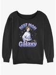 Disney Star Wars Best Mom In The Galaxy Girls Slouchy Sweatshirt, BLACK, hi-res