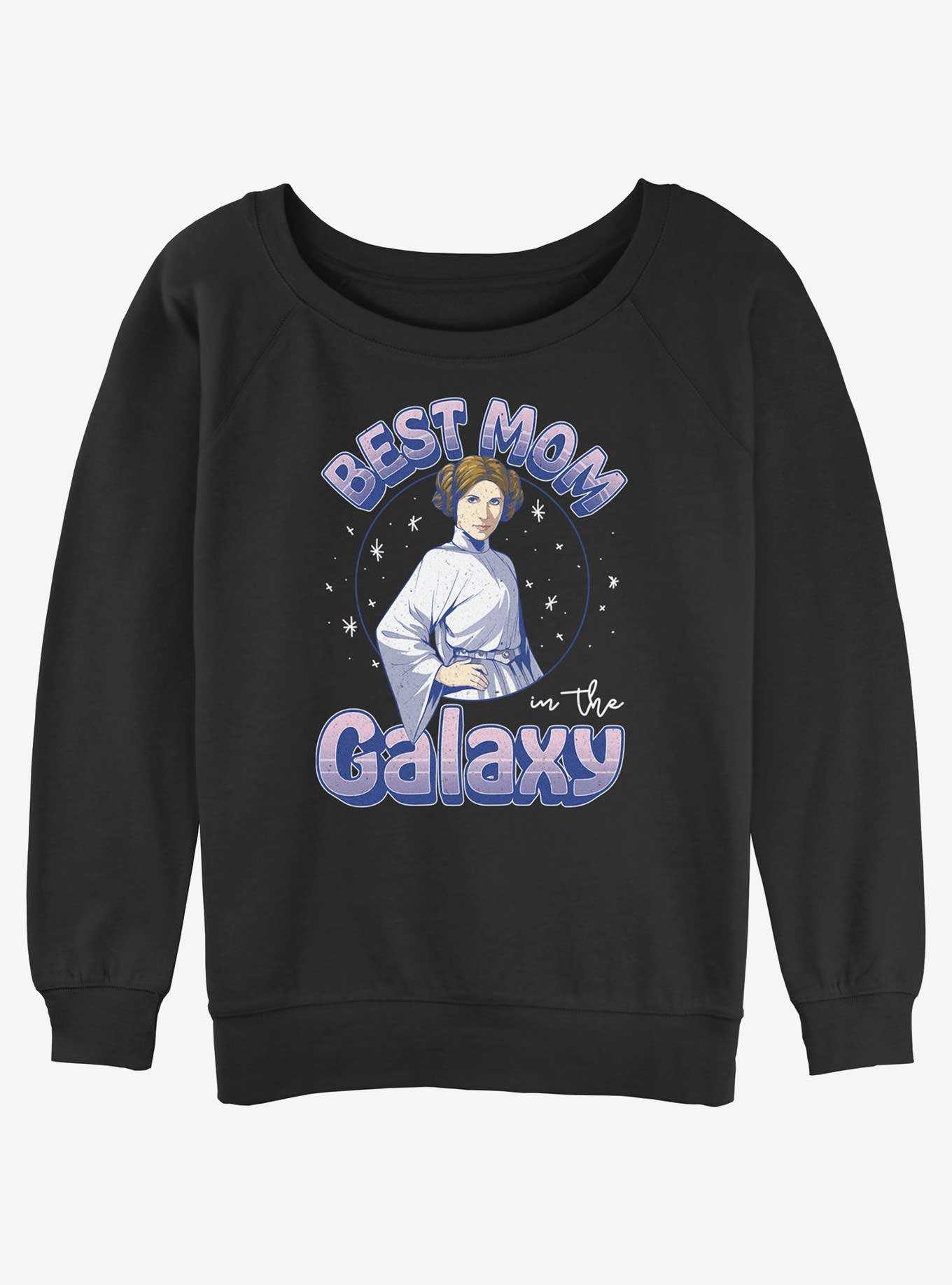 Disney Star Wars Best Mom In The Galaxy Girls Slouchy Sweatshirt, , hi-res