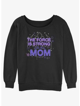 Disney Star Wars The Force Is Strong With This Mom Girls Slouchy Sweatshirt, , hi-res