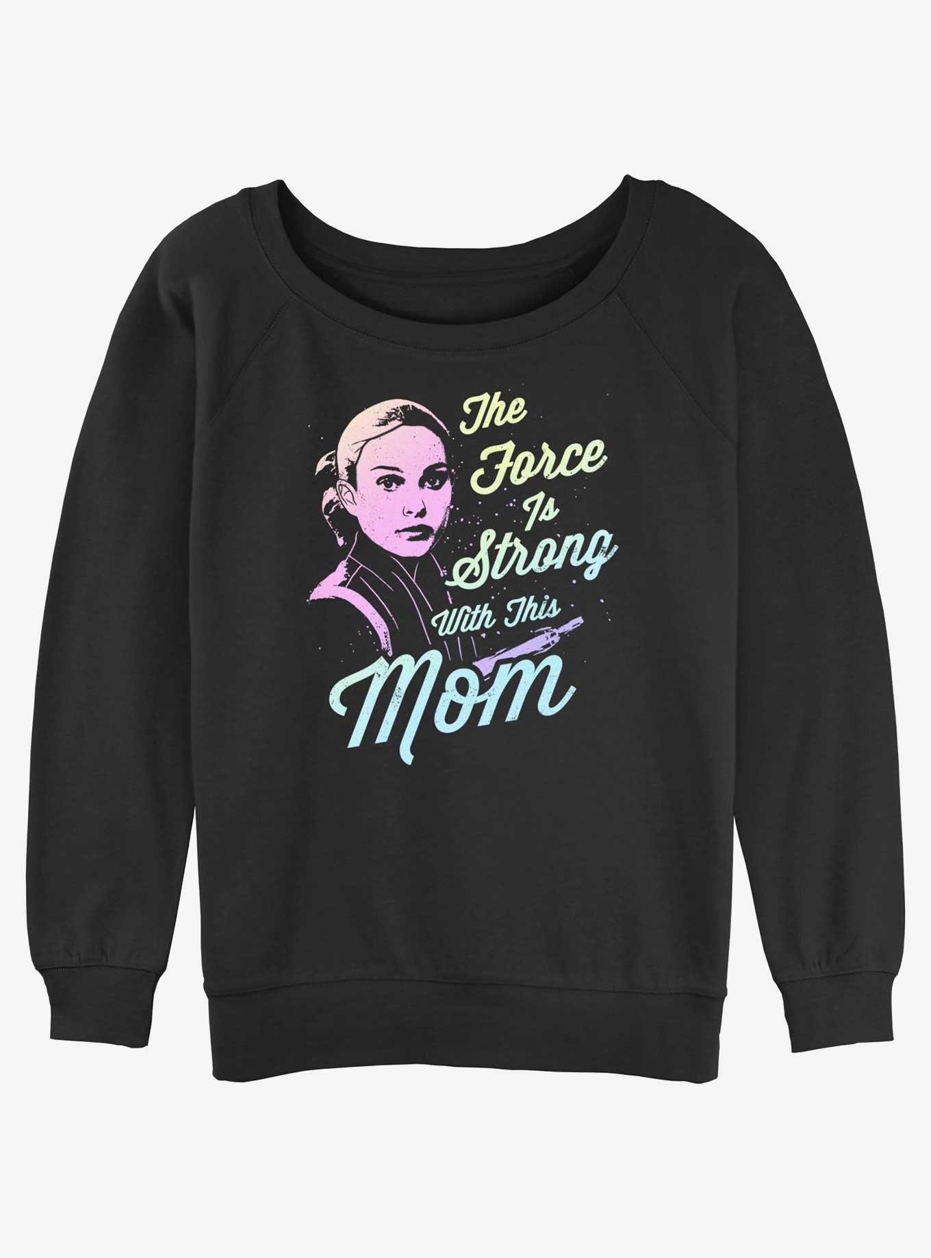 Disney Star Wars Padme Strong Force Mom Girls Slouchy Sweatshirt, , hi-res