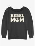 Disney Star Wars Rebel Mom Girls Slouchy Sweatshirt, CHAR HTR, hi-res