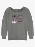 Disney Star Wars This Mom Runs The Galaxy Girls Slouchy Sweatshirt, GRAY HTR, hi-res