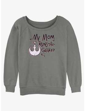 Disney Star Wars This Mom Runs The Galaxy Girls Slouchy Sweatshirt, , hi-res