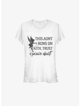 Plus Size Disney Tinker Bell This Aunt Runs On Faith Trust and Pixie Dust Girls T-Shirt, , hi-res