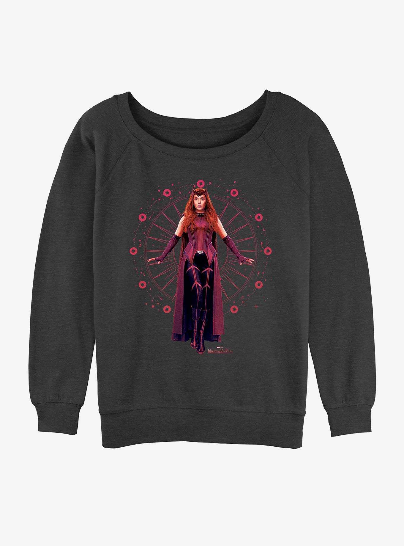 Marvel WandaVision Scarlet Witch Celestial Rising Girls Slouchy Sweatshirt, , hi-res