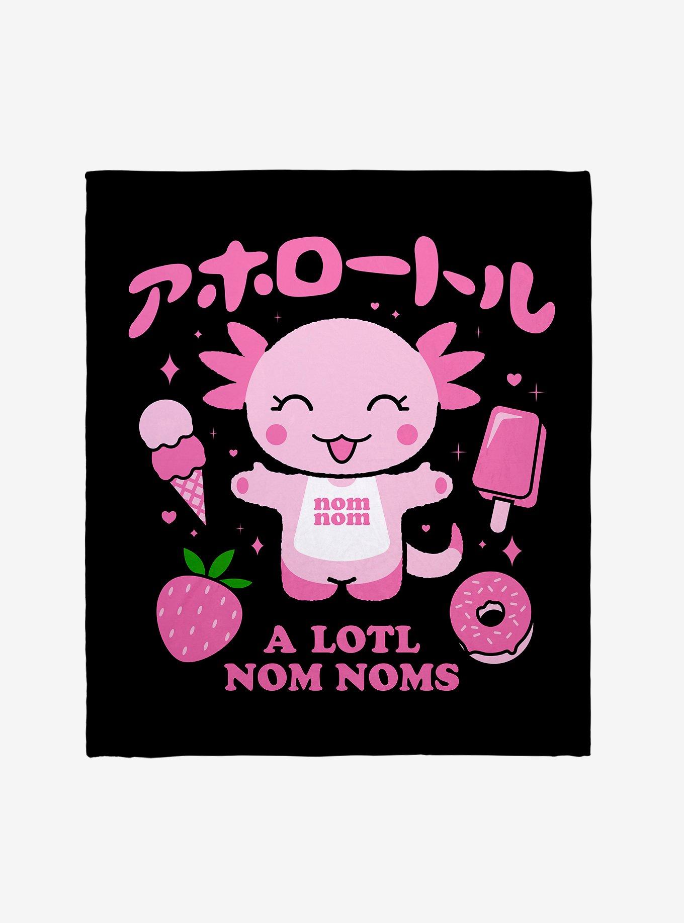 A Lotl Nom Noms Throw Blanket WHITE Hot Topic
