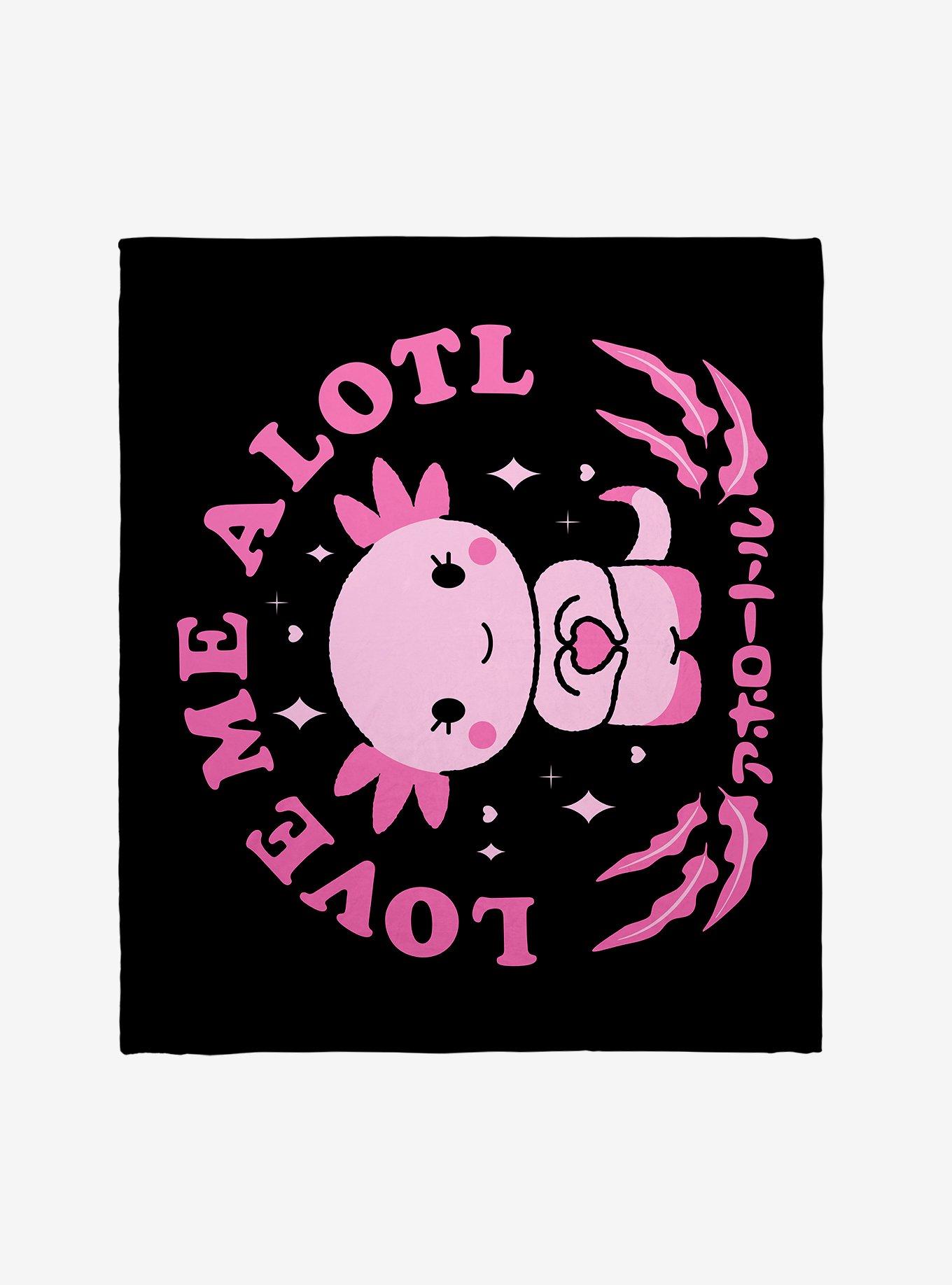 Love Me Alotl Throw Blanket, , hi-res