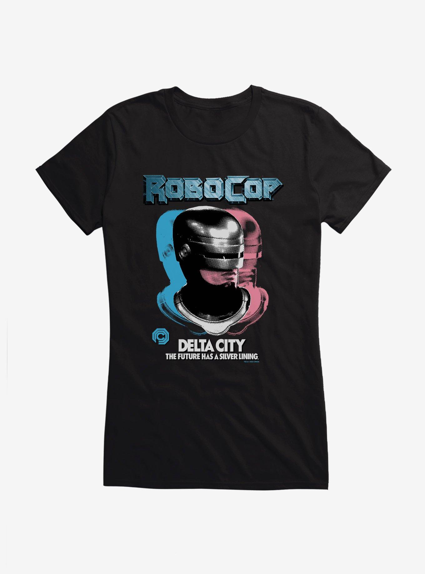 Robocop Delta City: The Future Has A Silver Lining Girls T-Shirt, BLACK, hi-res