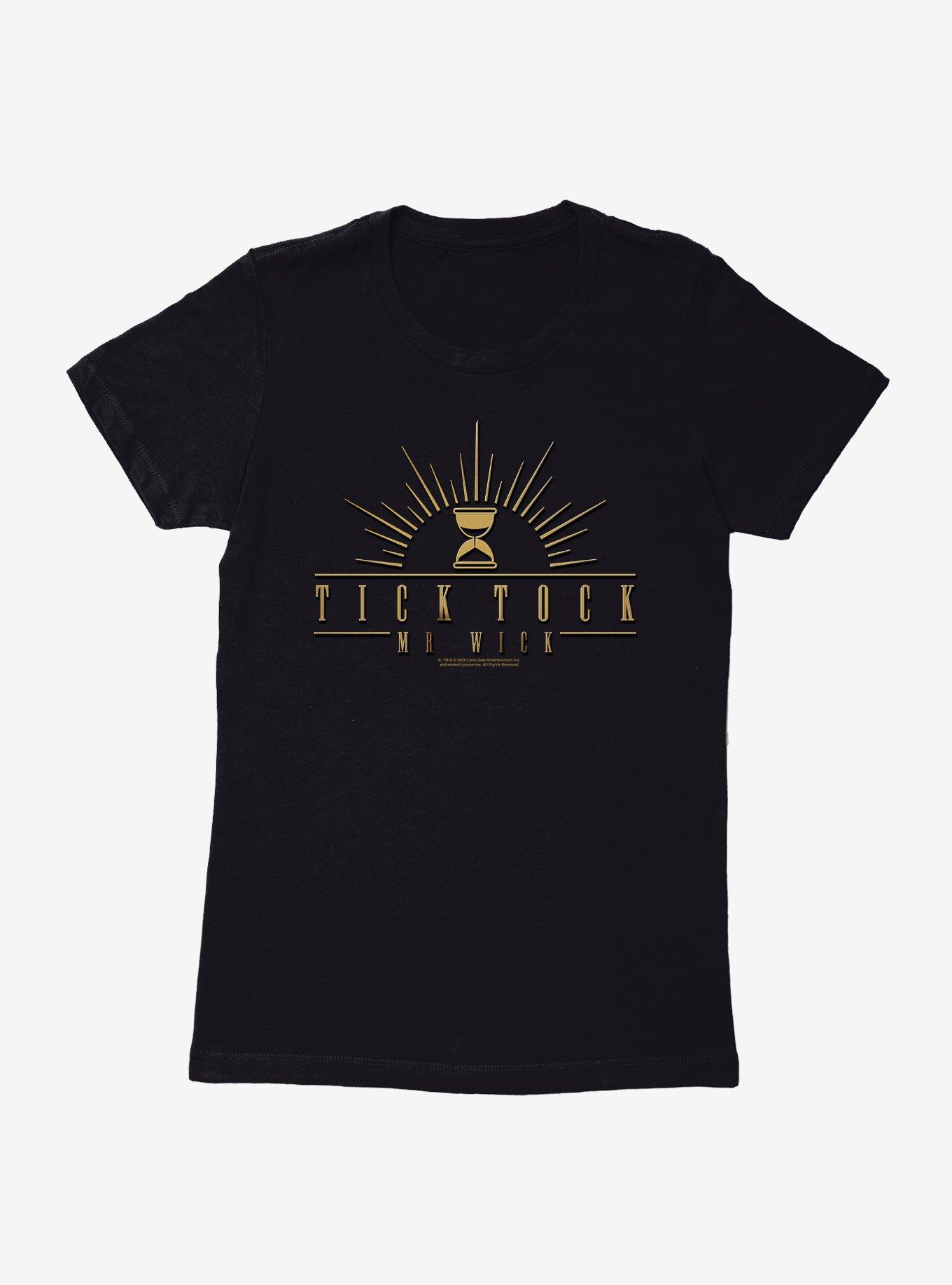 John Wick: Chapter 4 Tick Tock Mr. Wick Womens T-Shirt, BLACK, hi-res