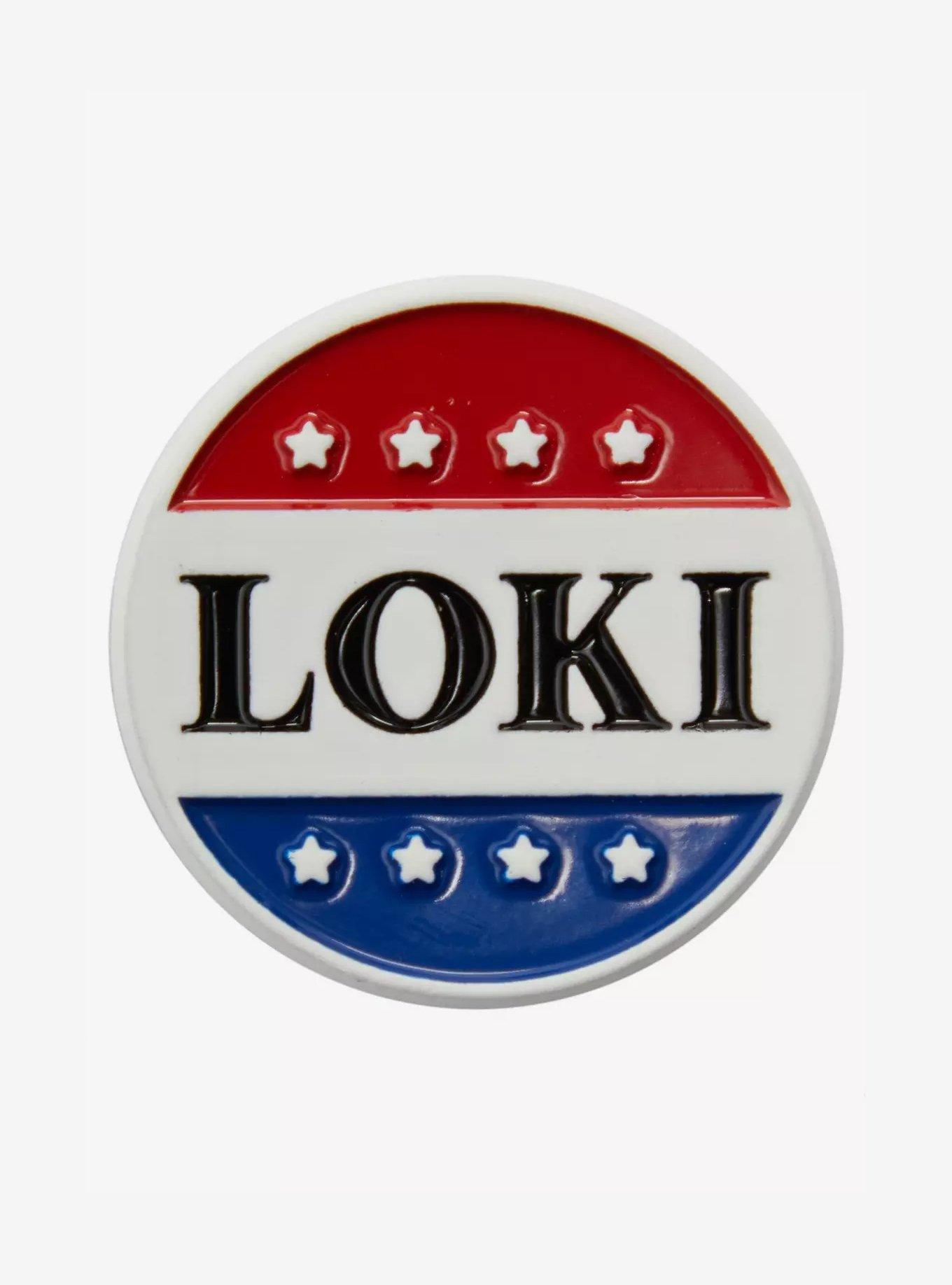 Marvel Loki President Badge Enamel Pin, , hi-res