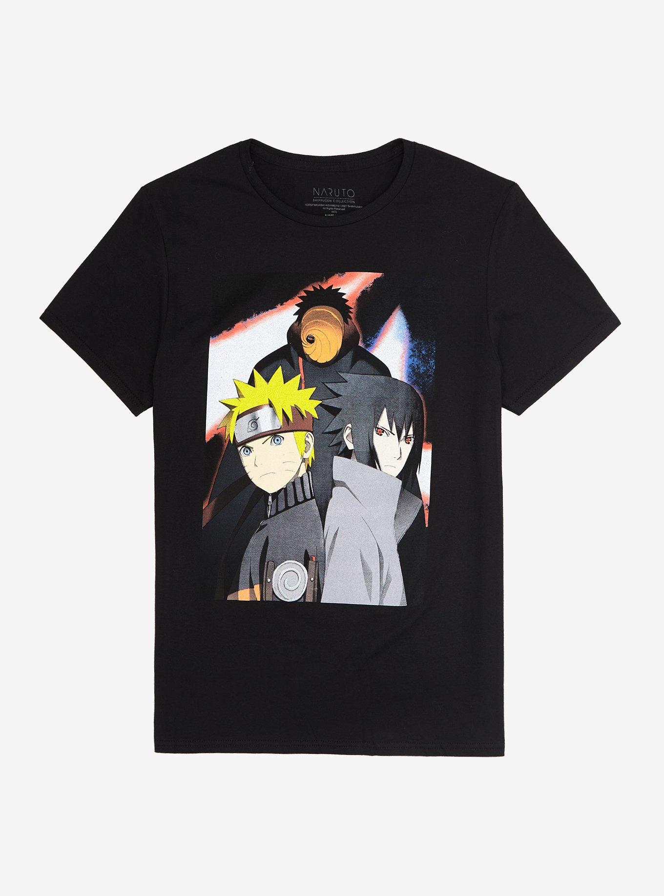 Naruto Shippuden Duo Obito T-Shirt, BLACK, hi-res