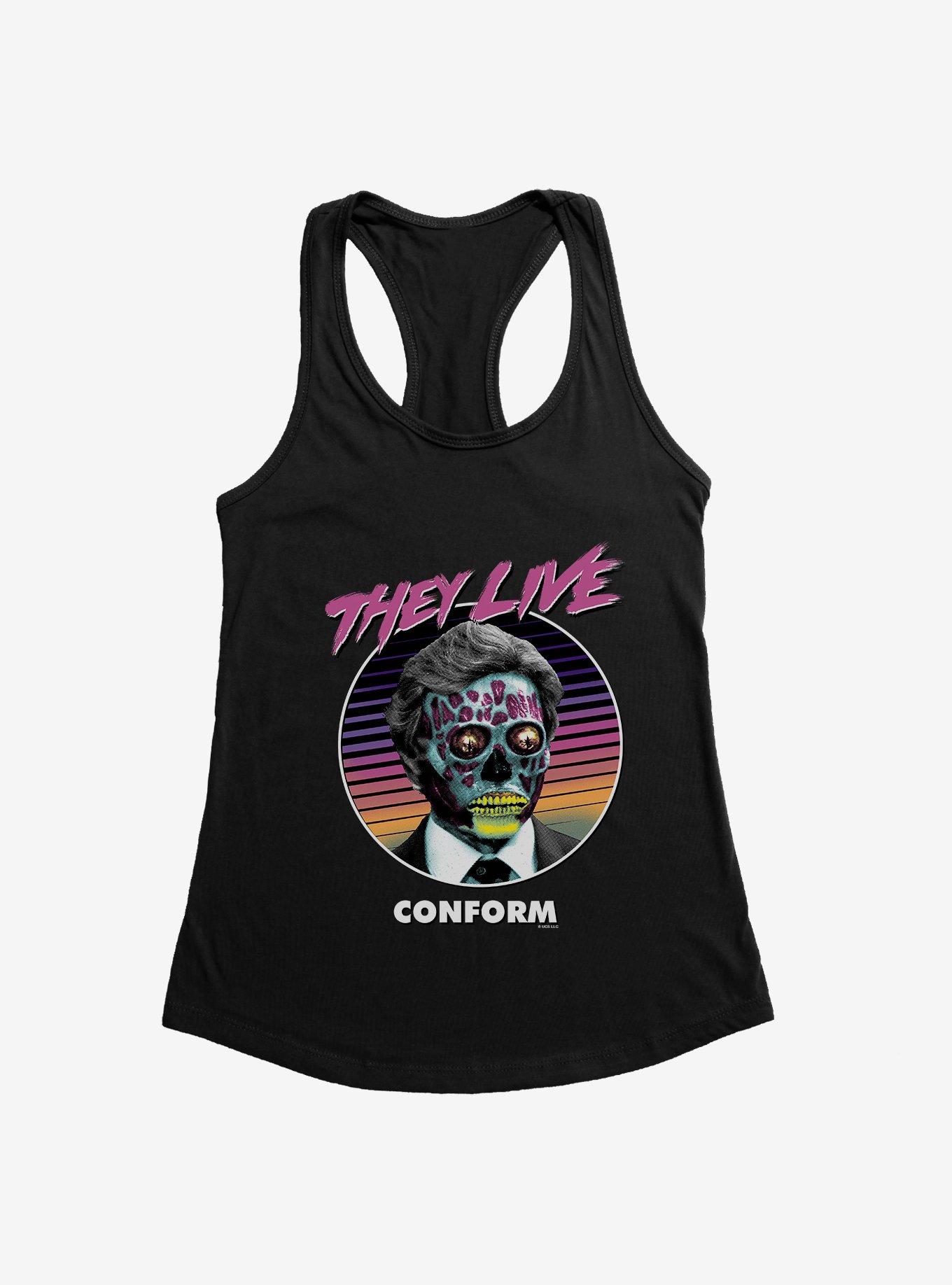 They Live Conform Girls Tank, BLACK, hi-res