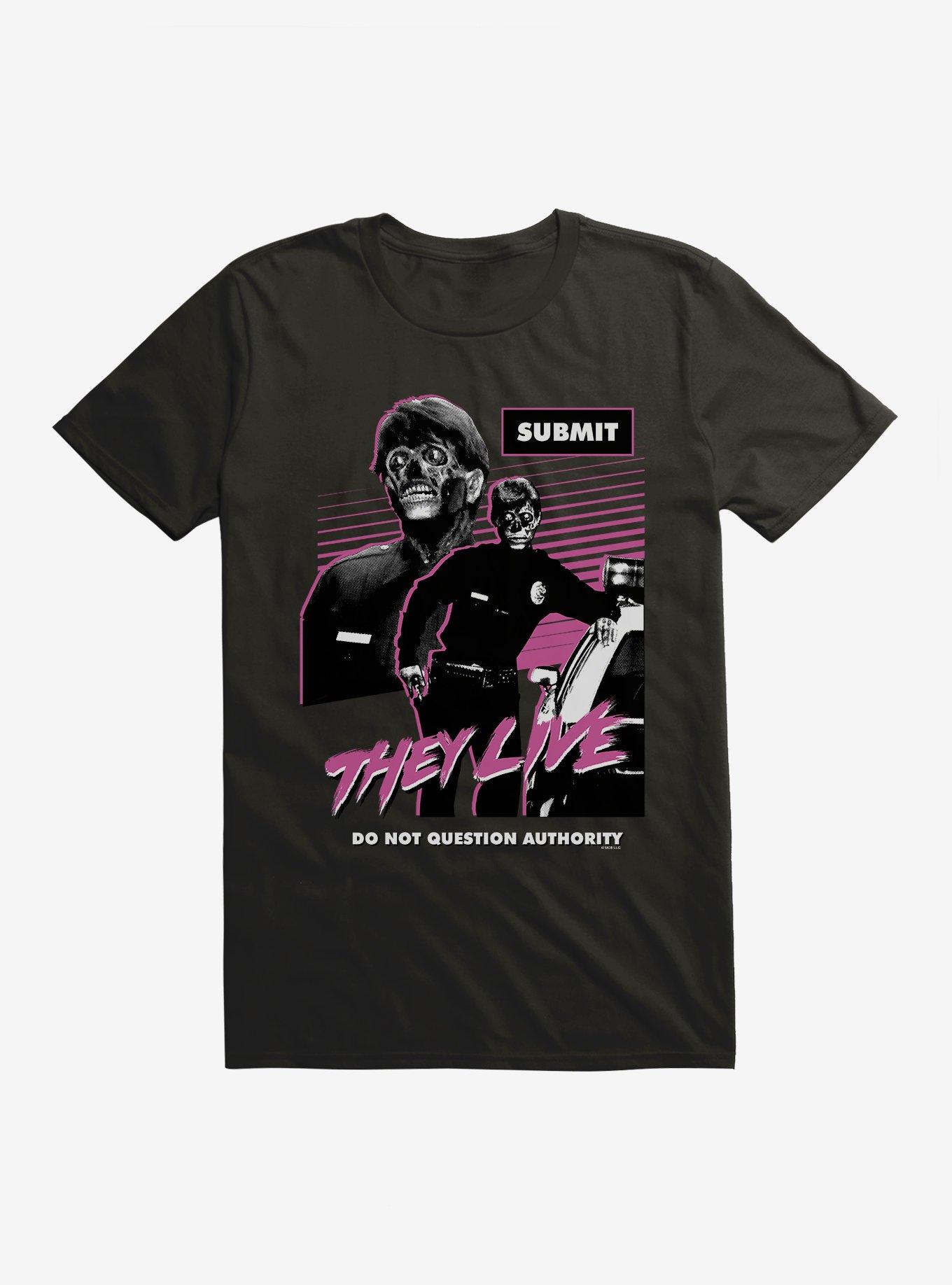 They Live Do Not Question Authority T-Shirt, , hi-res