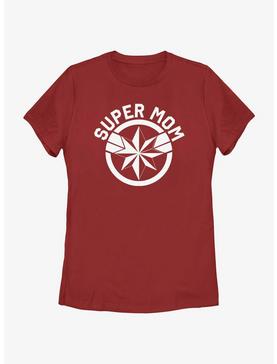 Marvel Avengers Super Mom Captain Marvel Logo Womens T-Shirt, , hi-res