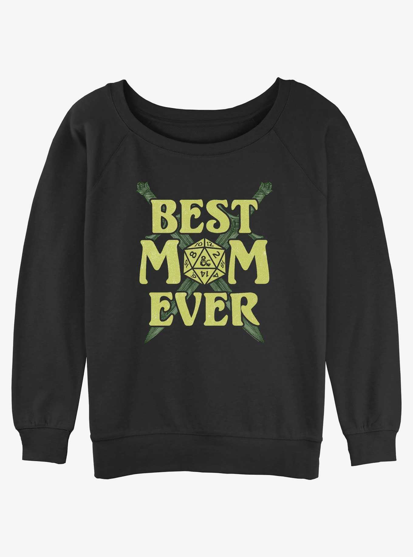 Dungeons & Dragons Best Mom Ever Womens Slouchy Sweatshirt, , hi-res