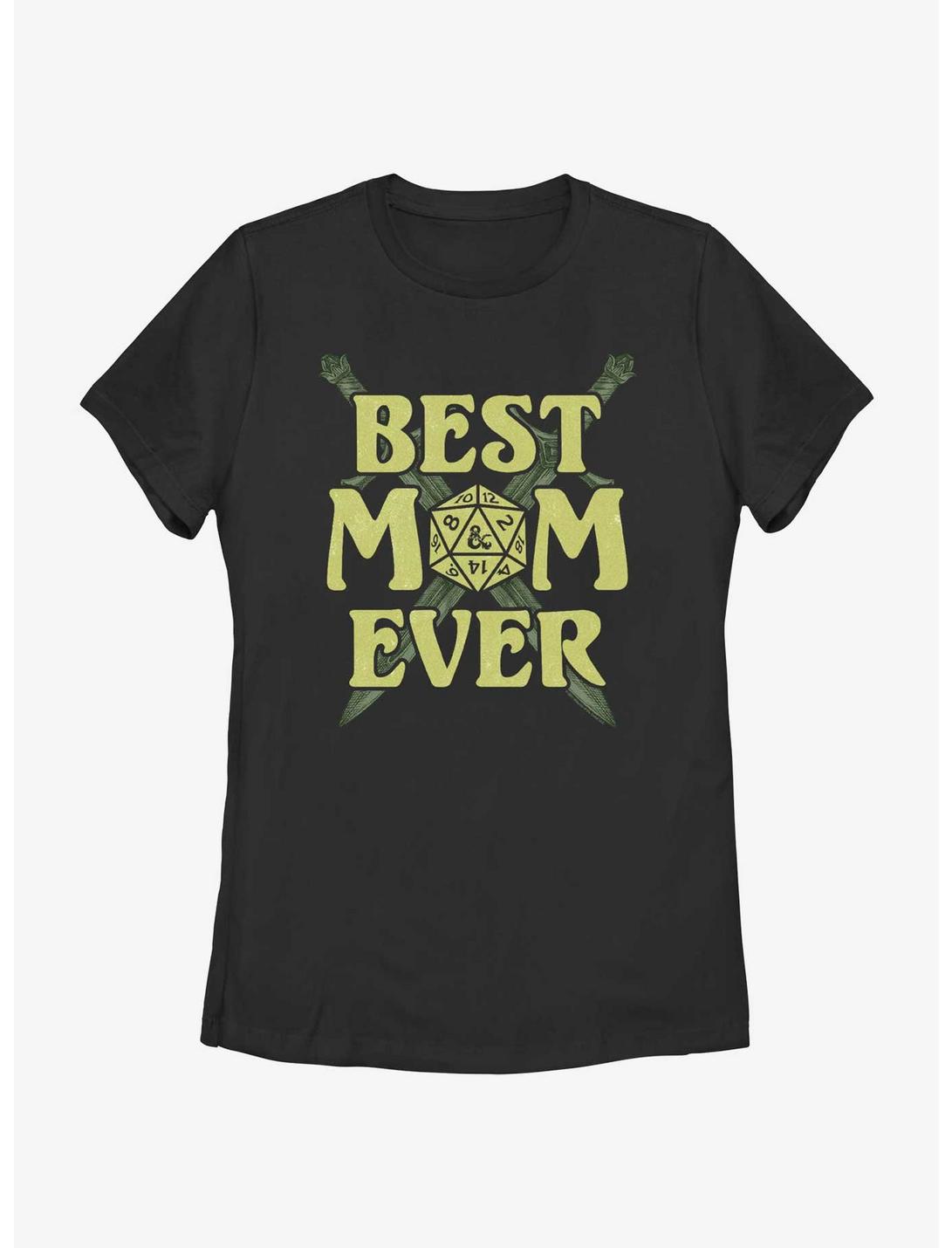 Dungeons & Dragons Best Mom Ever Womens T-Shirt, BLACK, hi-res
