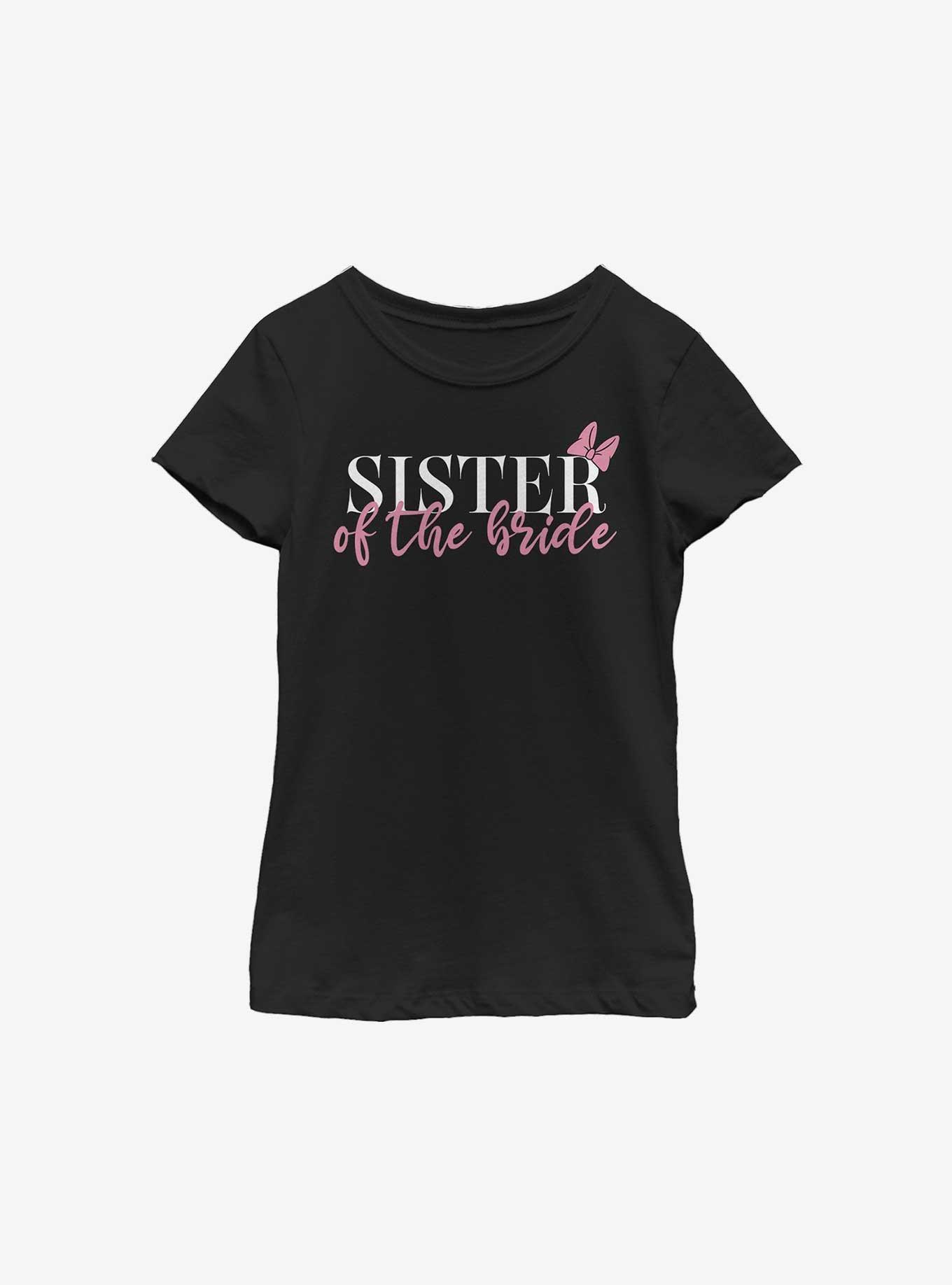 Disney Mickey Mouse Sister Of The Bride Youth Girls T-Shirt, , hi-res