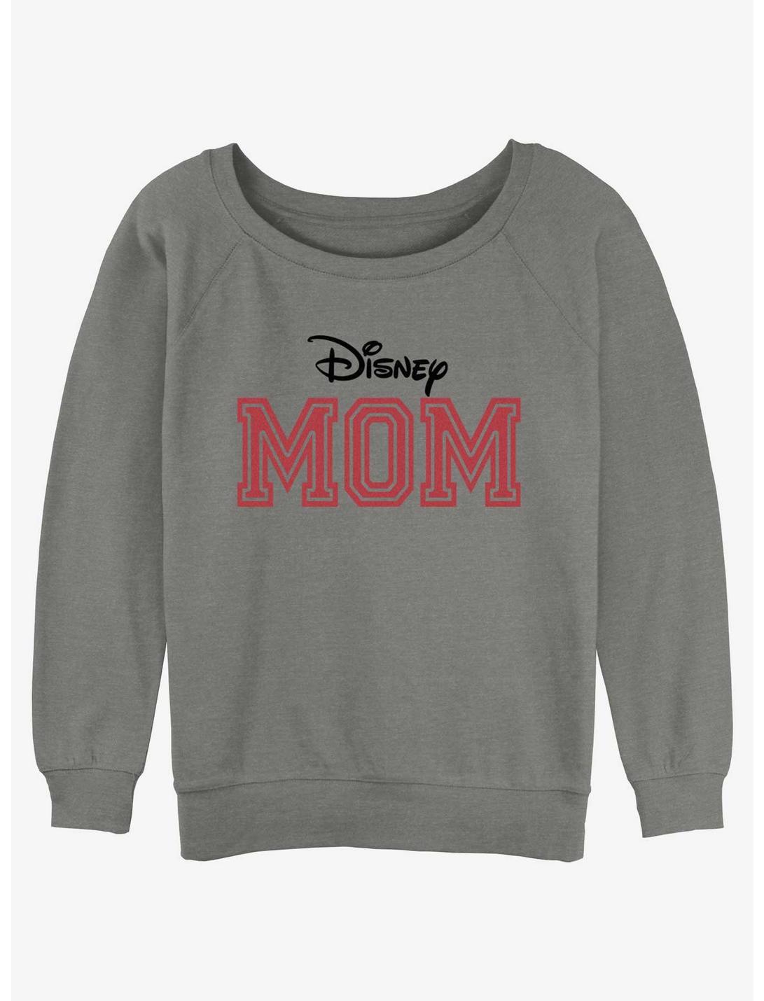 Disney Mickey Mouse Disney Mom Womens Slouchy Sweatshirt, GRAY HTR, hi-res