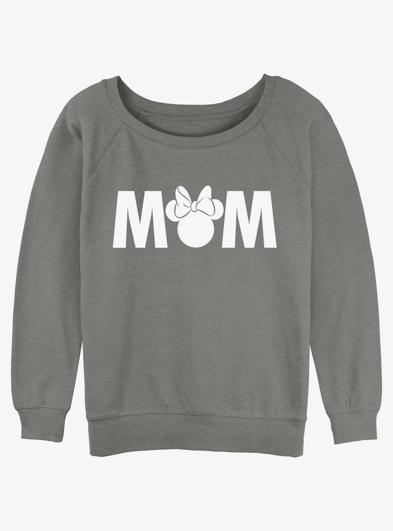 Disney Mickey Mouse Minnie Mouse Mom Womens Slouchy Sweatshirt, , hi-res