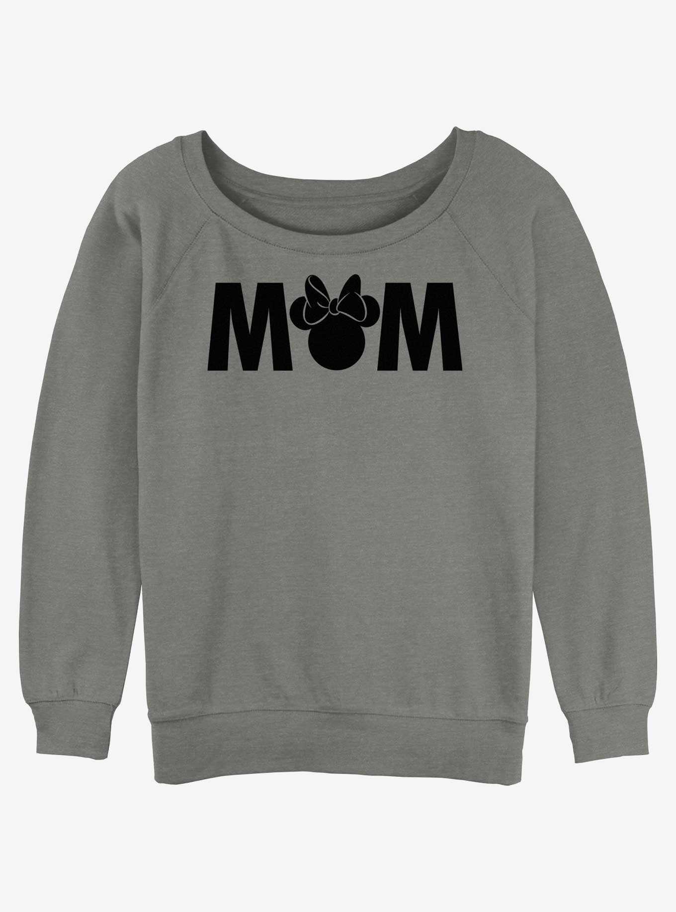 Disney Mickey Mouse Minnie Mouse Mom Womens Slouchy Sweatshirt, , hi-res