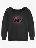 Disney Mickey Mouse Sensational Mom Womens Slouchy Sweatshirt, BLACK, hi-res
