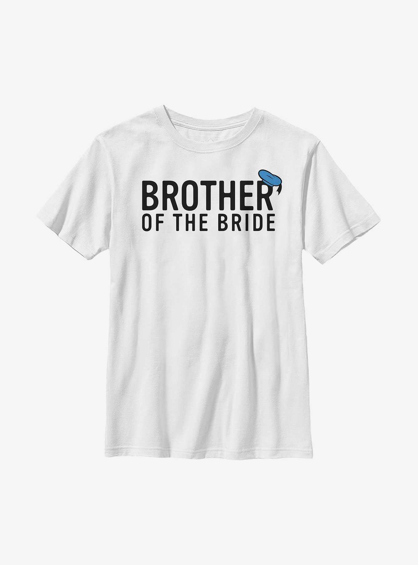 Disney Mickey Mouse Brother Of The Bride Youth T-Shirt, WHITE, hi-res