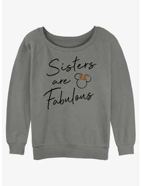 Disney Minnie Mouse Sisters Are Fabulous Womens Slouchy Sweatshirt, , hi-res