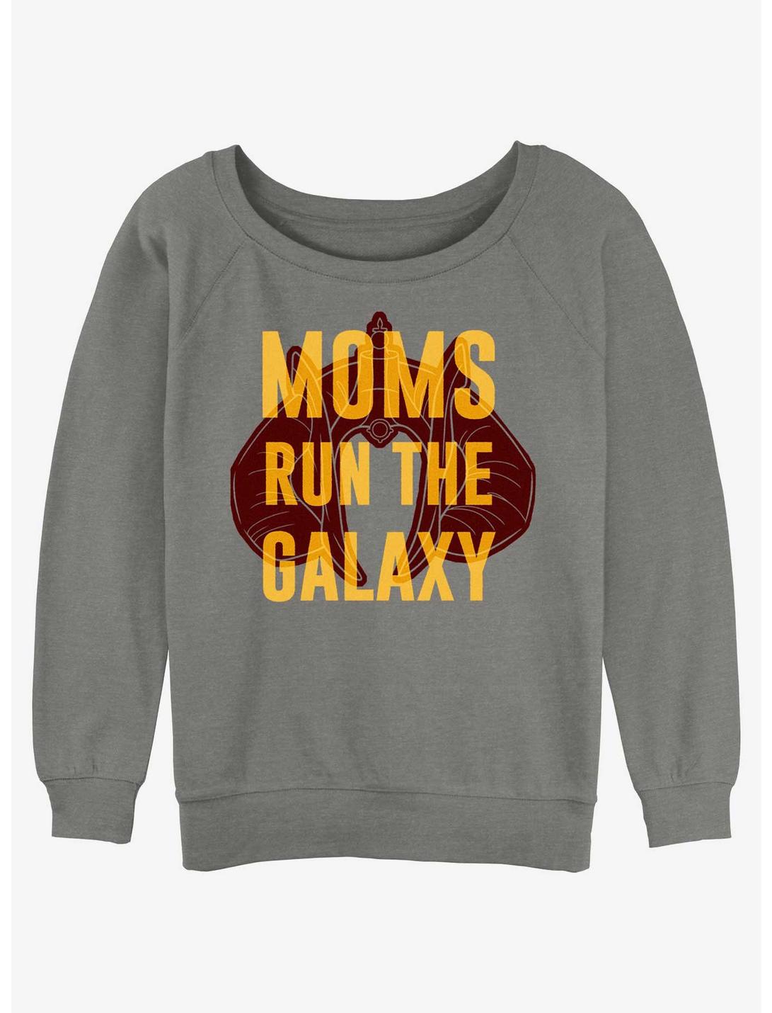 Disney Star Wars Padme Momidala Womens Slouchy Sweatshirt, GRAY HTR, hi-res