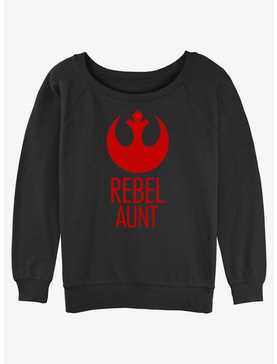 Disney Star Wars Rebel Aunt Womens Slouchy Sweatshirt, , hi-res
