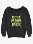 Dungeons & Dragons Best Mom Ever Womens Slouchy Sweatshirt, BLACK, hi-res