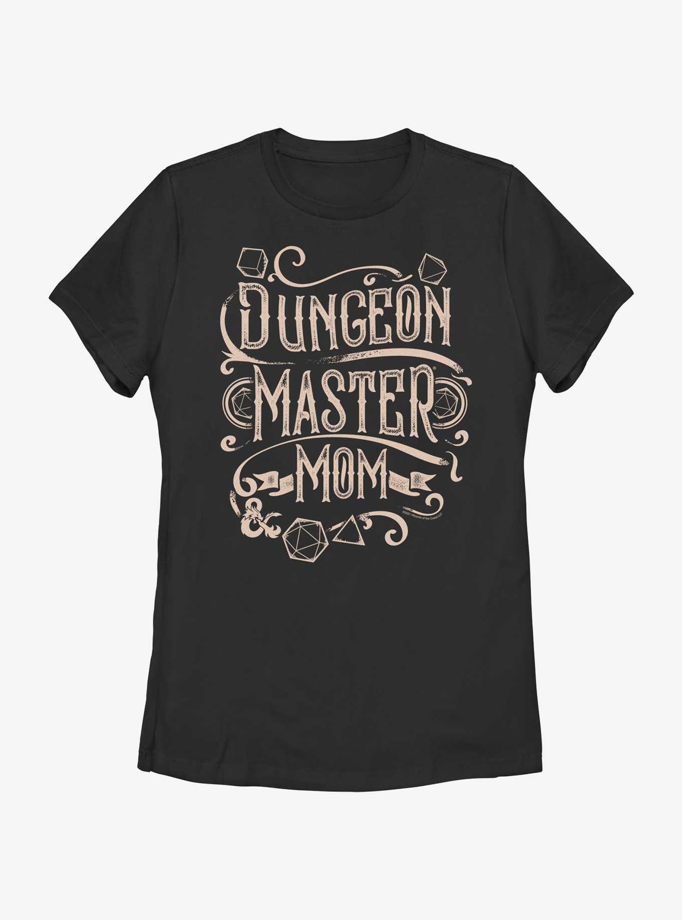 Dungeons & Dragons Dungeon Master Mom Womens T-Shirt, BLACK, hi-res