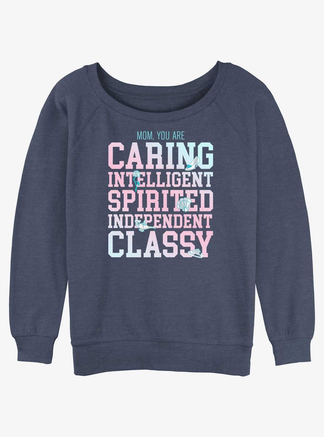 Disney Princesses Mom You Are Caring Mom Womens Slouchy Sweatshirt, , hi-res