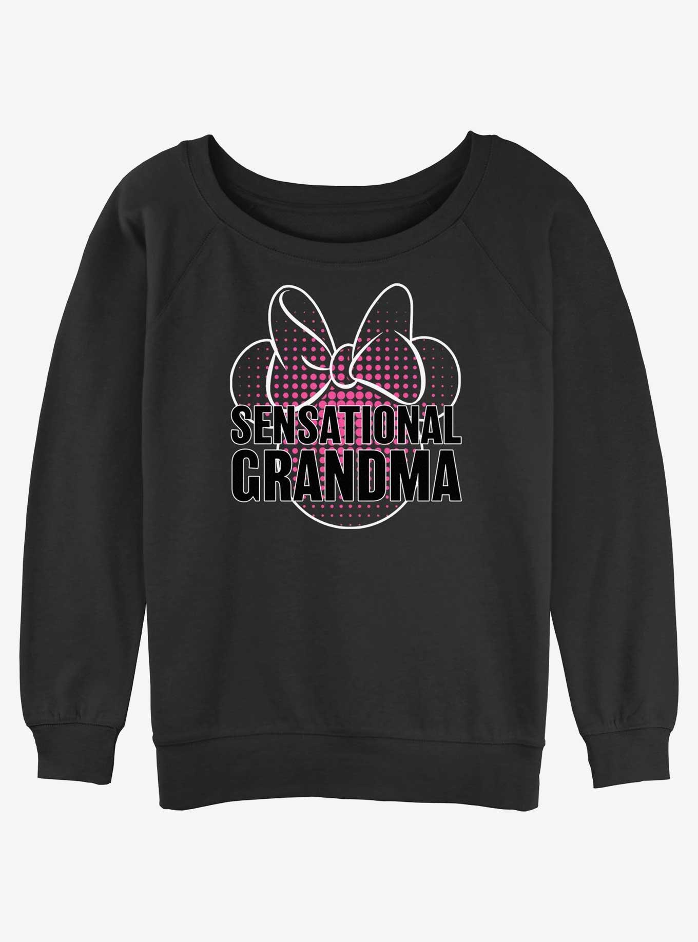 Disney Mickey Mouse Sensational Grandma Womens Slouchy Sweatshirt, , hi-res