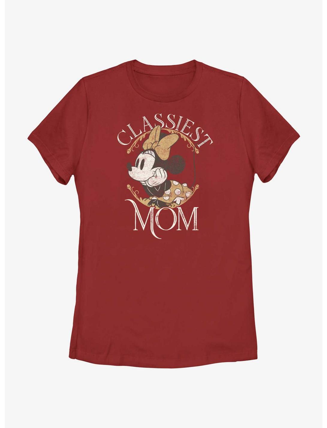 Disney Minnie Mouse Classiest Mom Womens T-Shirt, RED, hi-res