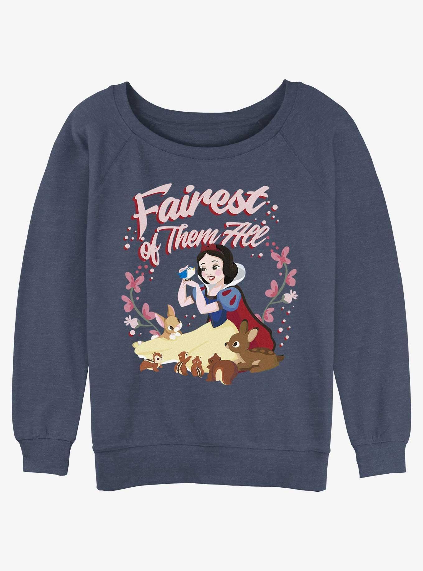 Disney Snow White and the Seven Dwarfs Fairest of Them All Womens Slouchy Sweatshirt, , hi-res