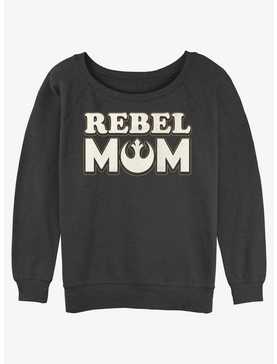 Disney Star Wars Rebel Mom Womens Slouchy Sweatshirt, , hi-res