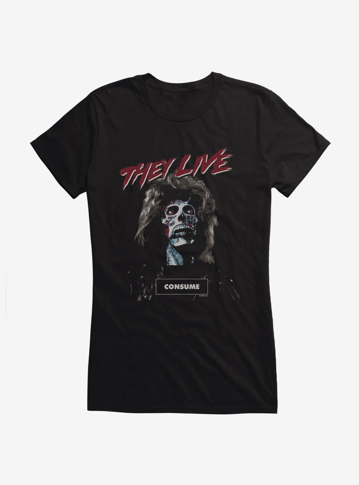 They Live Consume Girls T-Shirt, , hi-res