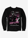 They Live Do Not Question Authority Sweatshirt, BLACK, hi-res