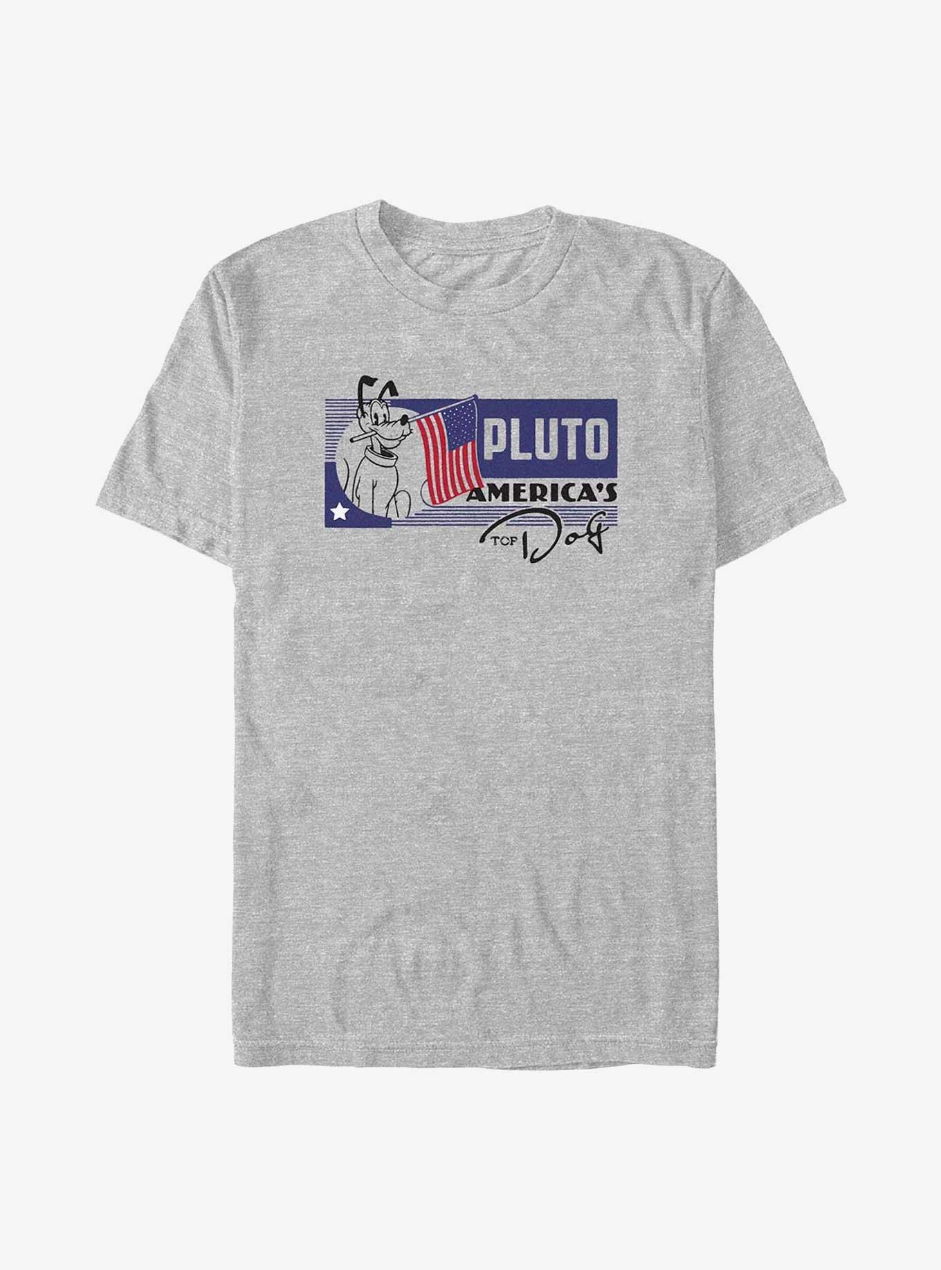 Disney100 Pluto America's Top Dog T-Shirt, ATH HTR, hi-res