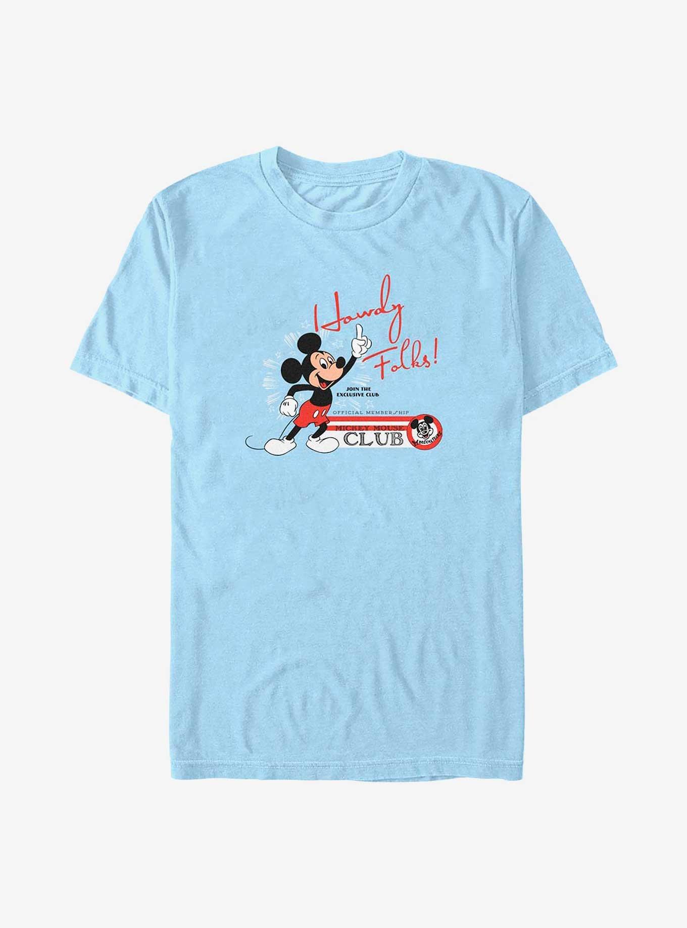 Disney100 Mickey Mouse Howdy Folks T-Shirt, , hi-res