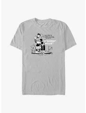 Disney100 Mickey Mouse Steamboat Willie Cartoon T-Shirt, , hi-res