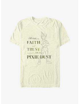 Plus Size Disney100 Peter Pan Faith Trust and Pixie Dust T-Shirt, , hi-res