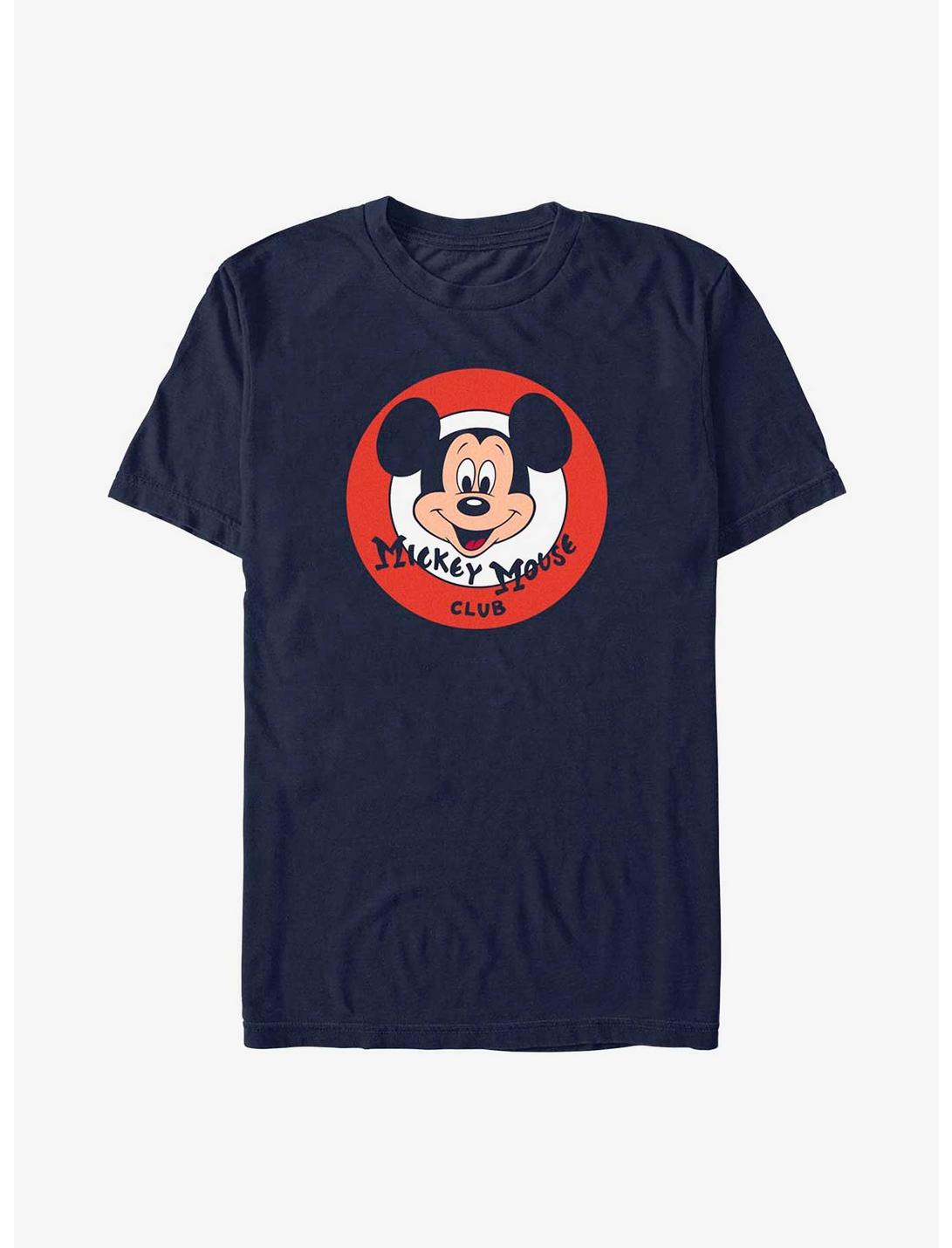 Disney100 Mickey Mouse Club Badge T-Shirt, NAVY, hi-res