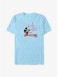 Disney100 Mickey Mouse Howdy Folks T-Shirt, LT BLUE, hi-res