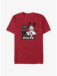 Disney100 Mickey Mouse Pluto Melts Your Heart T-Shirt, CARDINAL, hi-res