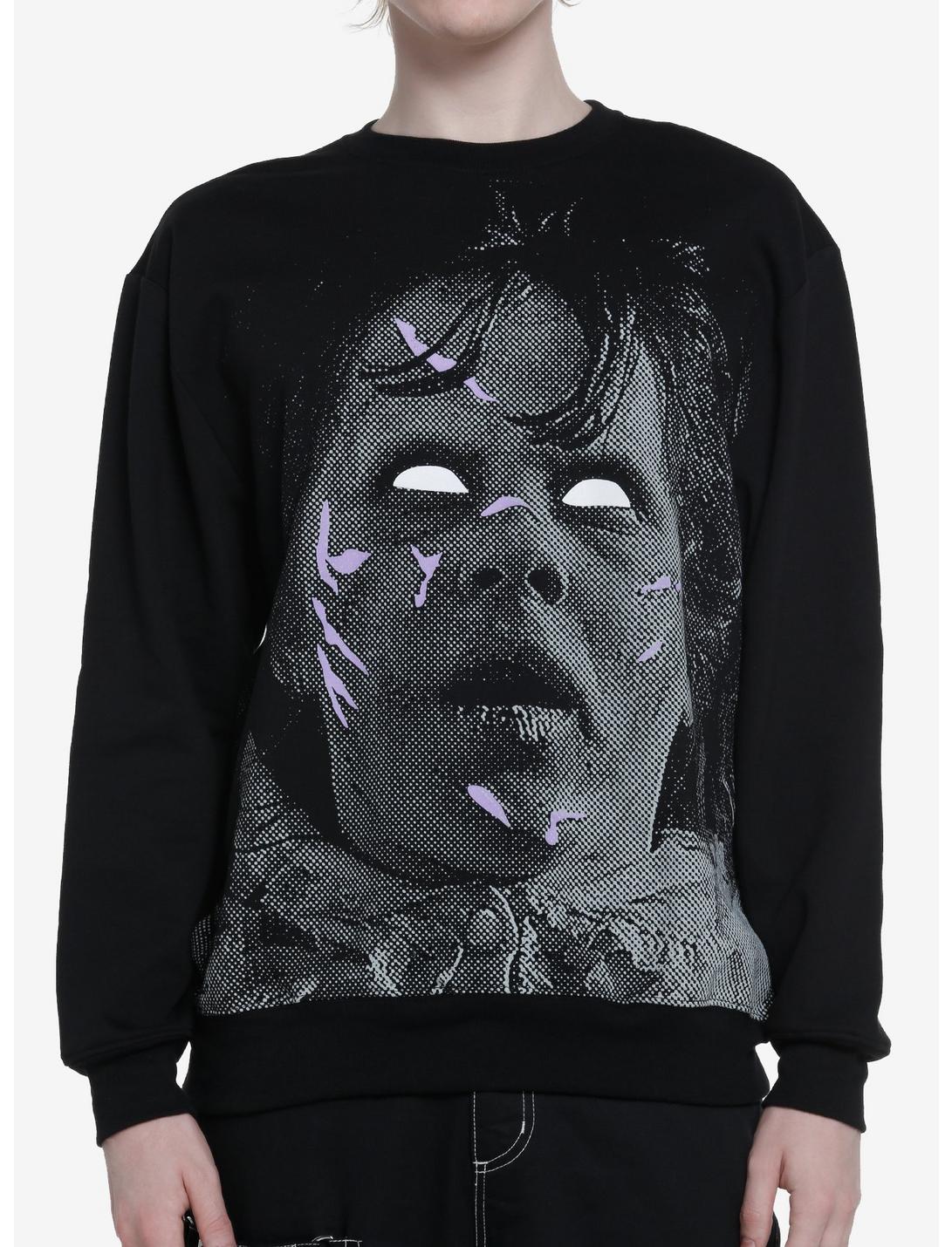 The Exorcist Regan Jumbo Graphic Sweatshirt, BLACK, hi-res