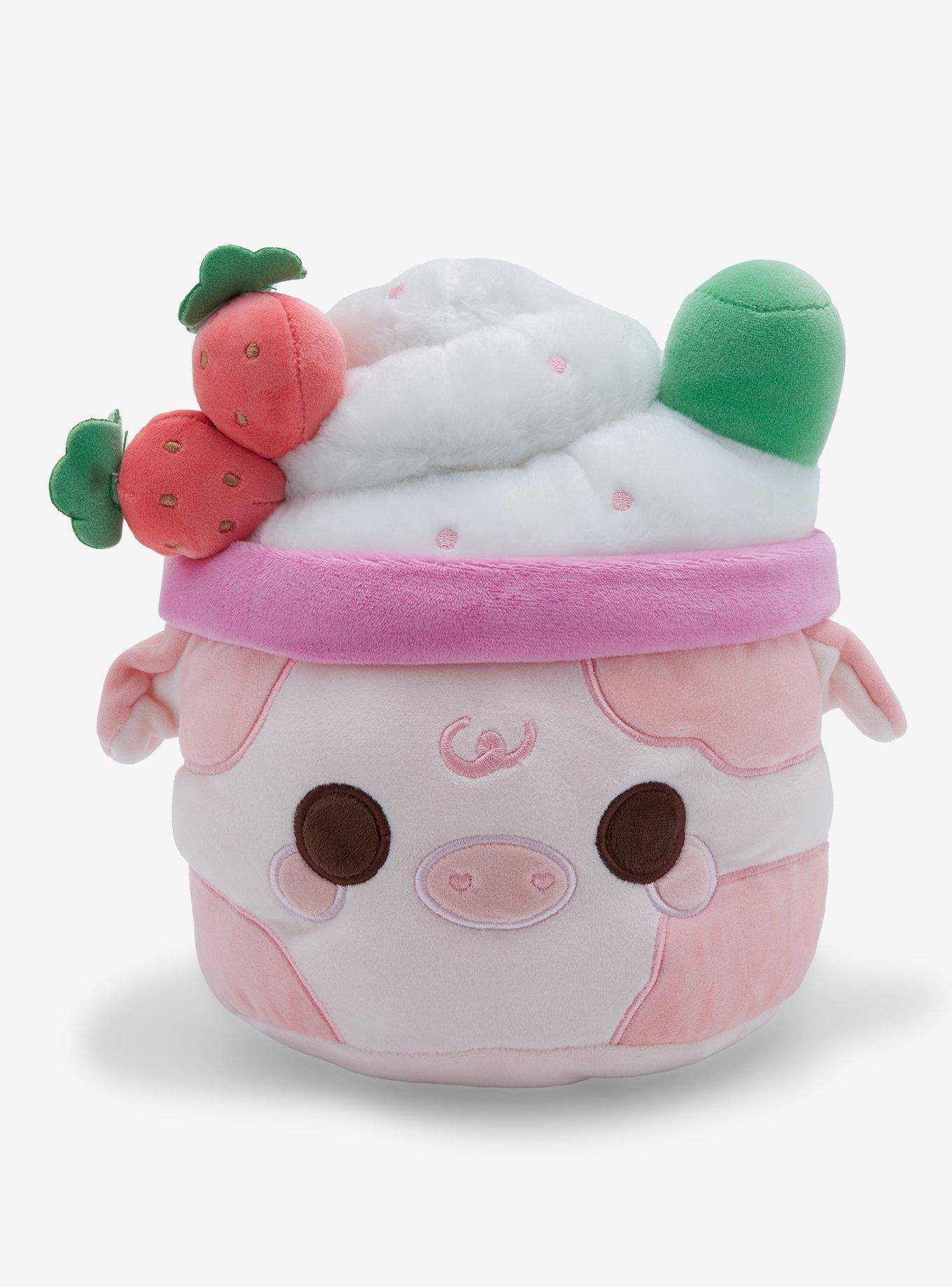 Cuddle Barn Strawberry Mooshake 11 Inch Plush, , hi-res