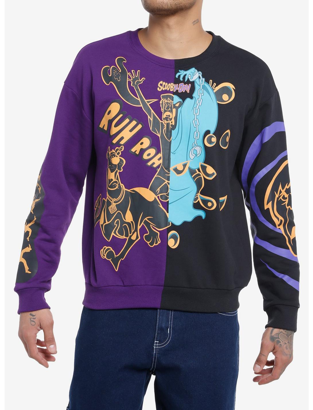 Scooby-Doo! Jumbo Print Split Sweatshirt, MULTI, hi-res