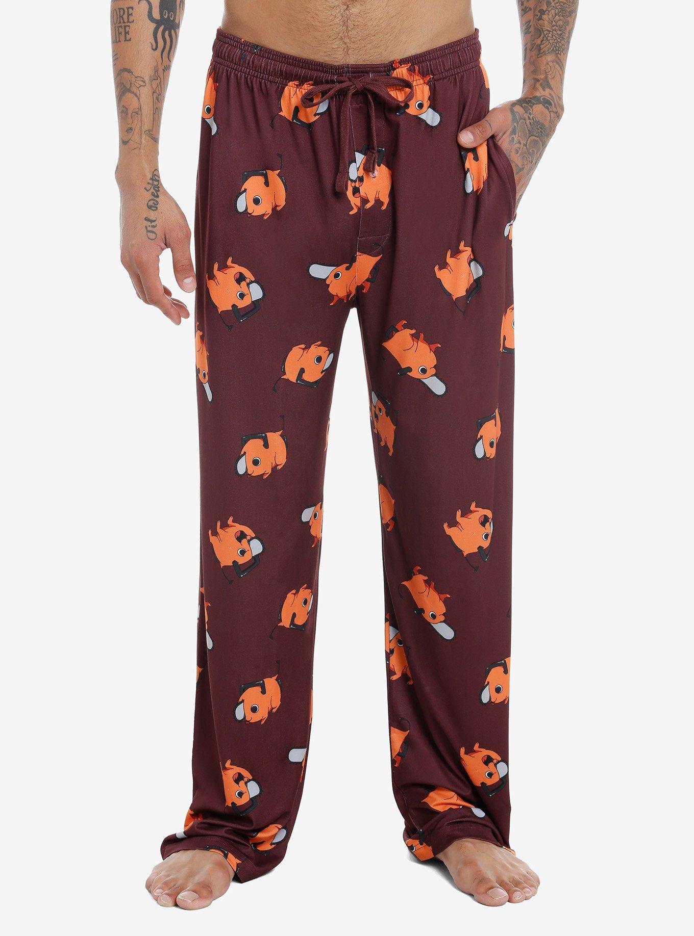 Chainsaw Man Pochita Pajama Pants, MULTI, hi-res